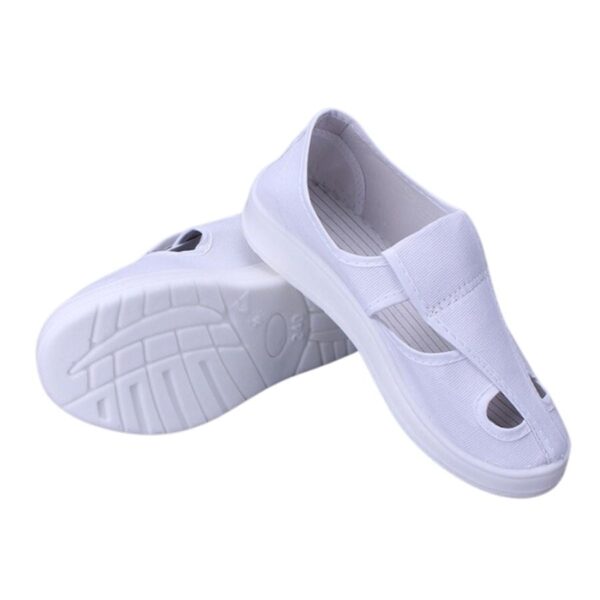 Giày dép phòng sạch 4 lỗ chống tĩnh điện