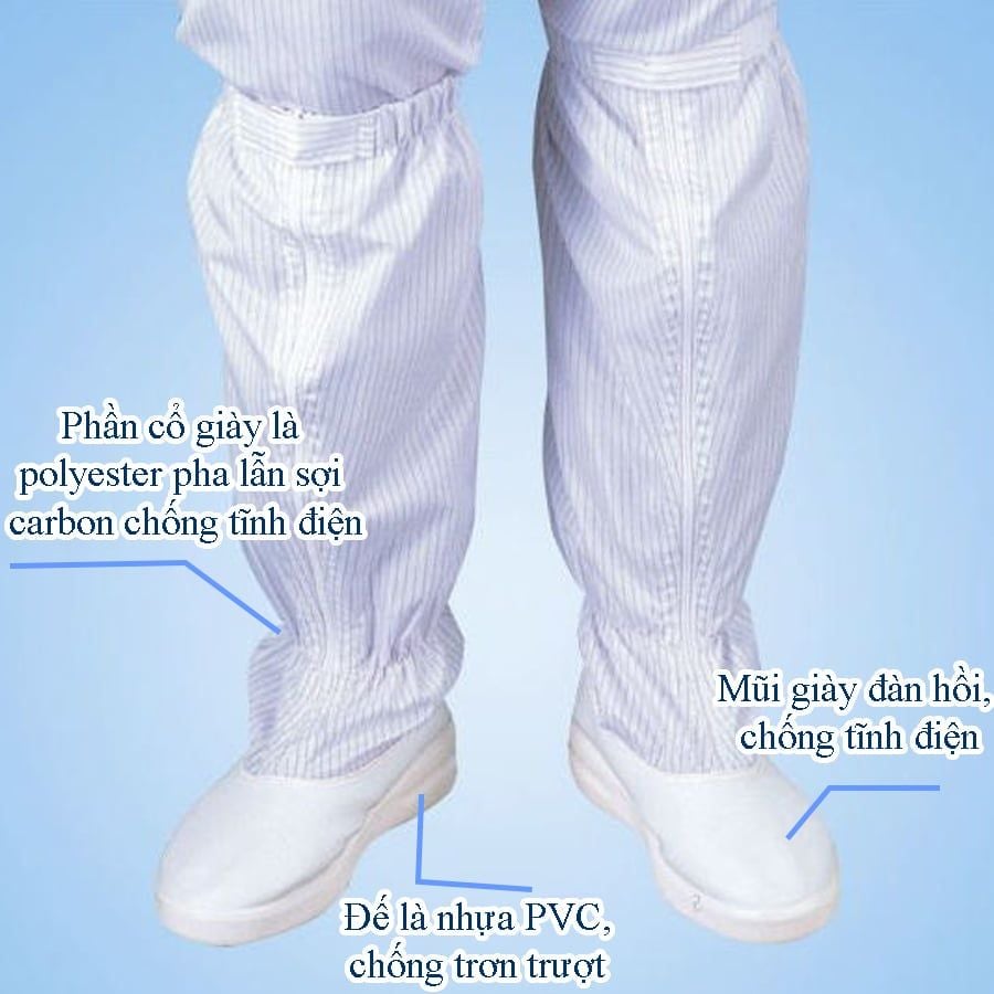 Giày Phòng Sạch Chống Tĩnh Điện ESD - Ảnh 8